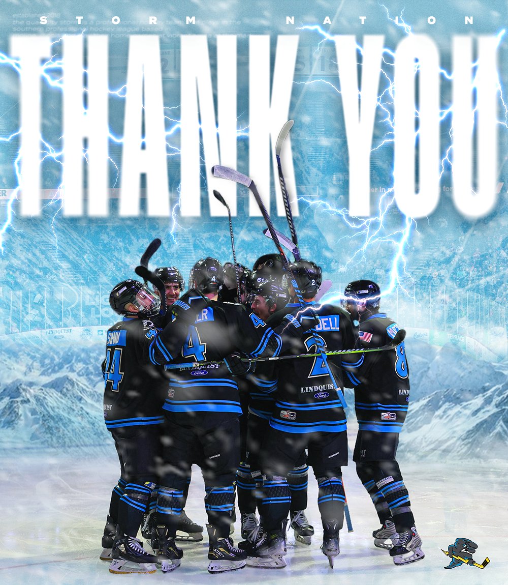 Thank you #StormNation💙 It was a season of broken records and lasting memories. Things didn’t end the way we hoped, but we can't thank you enough for your support throughout this unforgettable season. #FreezeWarning