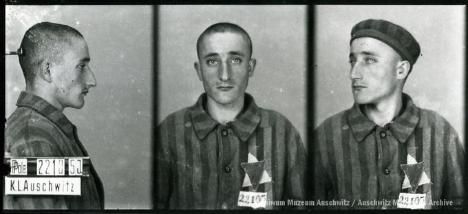 14 April 1922 | A Polish Jew, Abram Goldfarb, was born in Parczew. A shoemaker. In #Auschwitz from 24 October 1941. No. 22105 He perished in the camp on 3 November 1941.