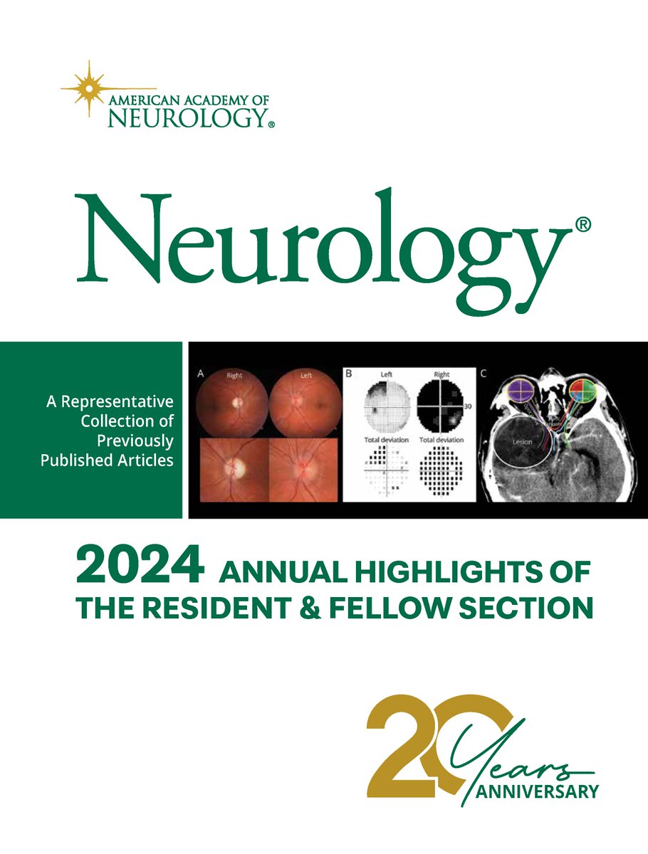 The 2024 Resident & Fellow Section Highlights Booklet is now available online! This free resource is a compilation of previously published #NeurologyRF articles. Download this year's—and previous years'—booklets at: bit.ly/3Ha6esw