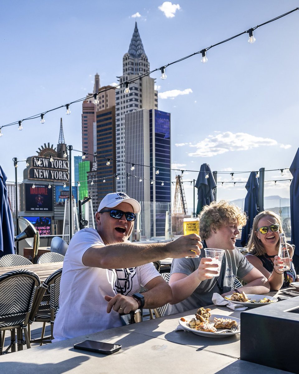 The perfect post weigh-in party spot does exist & it’s #OnLocation at the @brewdoglasvegas rooftop 😎 #UFCVIPExperience #UFC300