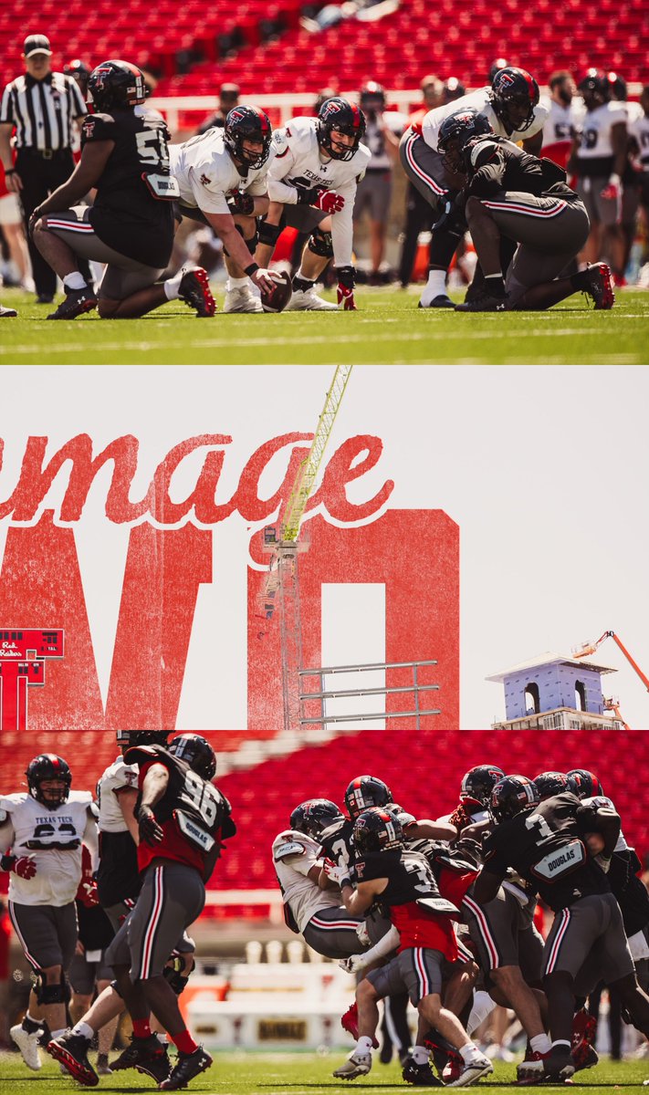 TexasTechFB's tweet photo. Building something special in West Texas. 

#WreckEm https://t.co/vdhT0C2aEL