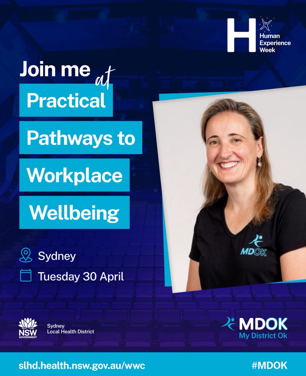 Thinking about or trying to address staff #wellbeing and #burnout in your organisation? Want to share ideas, challenges or meet like minded colleagues? Join me at Practical Pathways to Workplace Wellbeing #MDOK a few tickets are still available lnkd.in/gzwuhefe