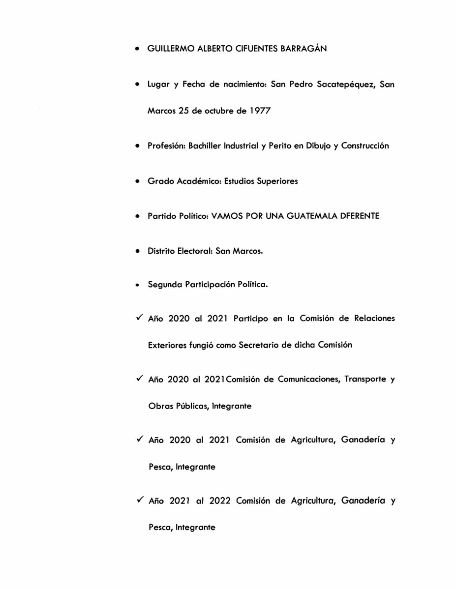 Una página (a renglón abierto) es todo el CV del diputado Guillermo Cifuentes (#LordCambioDeSexo). 'Grado Académico: Estudios Superiores' ¡¿QUESESAMIERDAAA?!