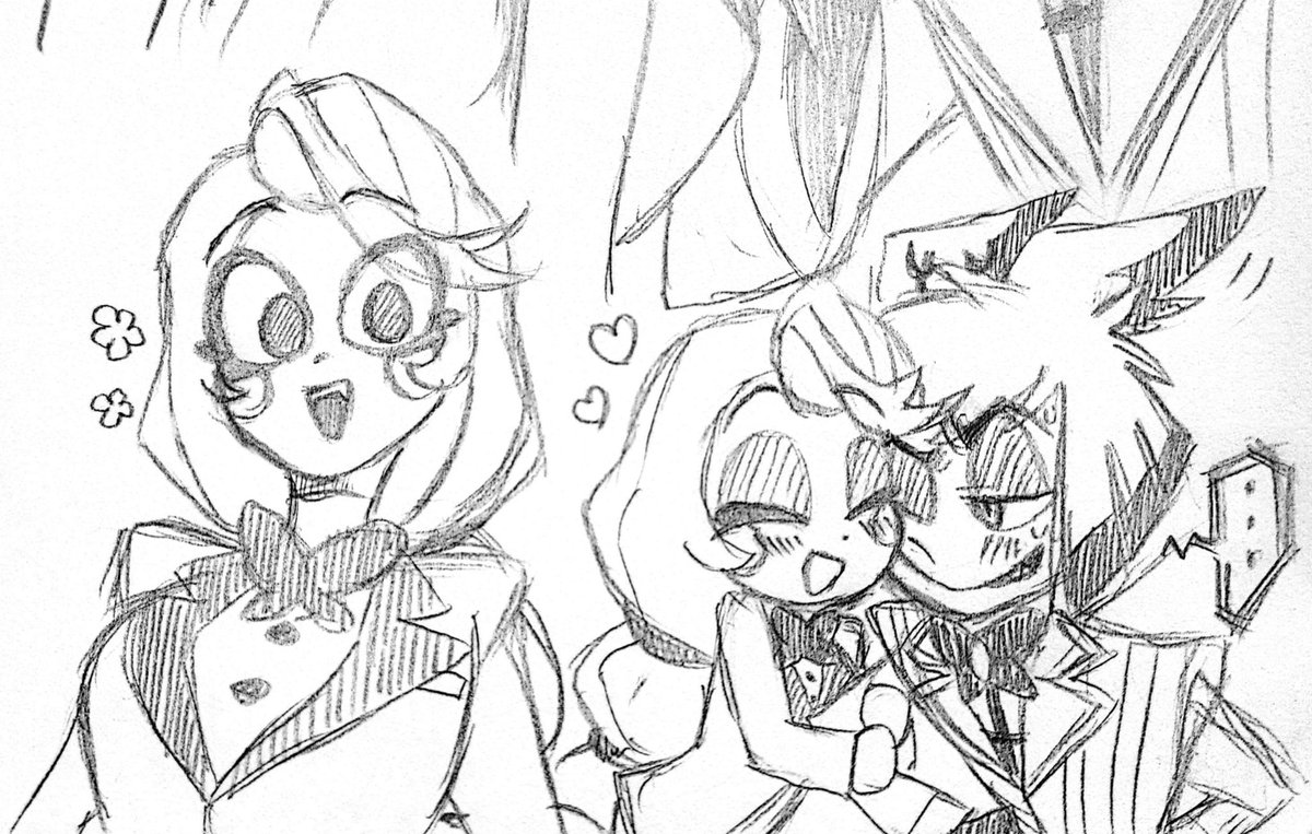 seikokubigan's tweet photo. アラチャ。鼻ちゅかわいいよね😘絵柄永遠に模索しそう #charlastor https://t.co/lr0uSiAKzg