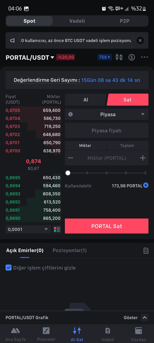 YusufAziziM's tweet photo. @Portalcoin Neden #Mexc borsasından #Portal Değerlendirme sürecine alınır? Yanitlayabilecek bir yetkili varmı? https://t.co/lOxsQ6goVh