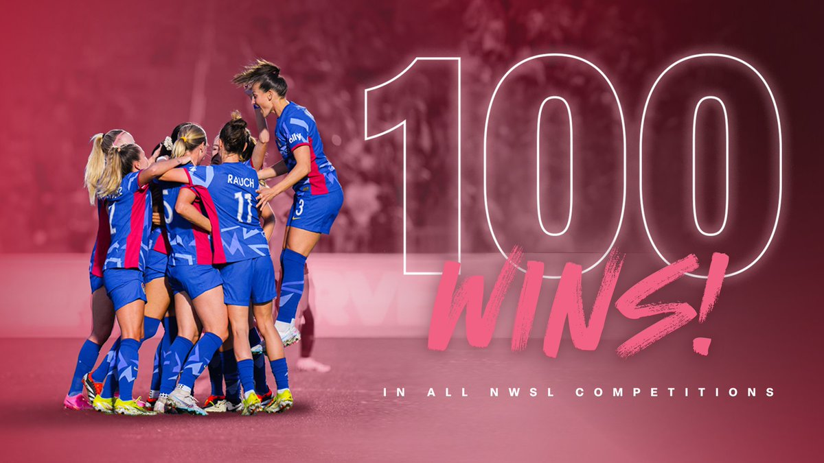 ALL WE DO IS WIN 💯 With tonight's win, the Courage have recorded 100 wins in all NWSL competitions! #ForTheLove