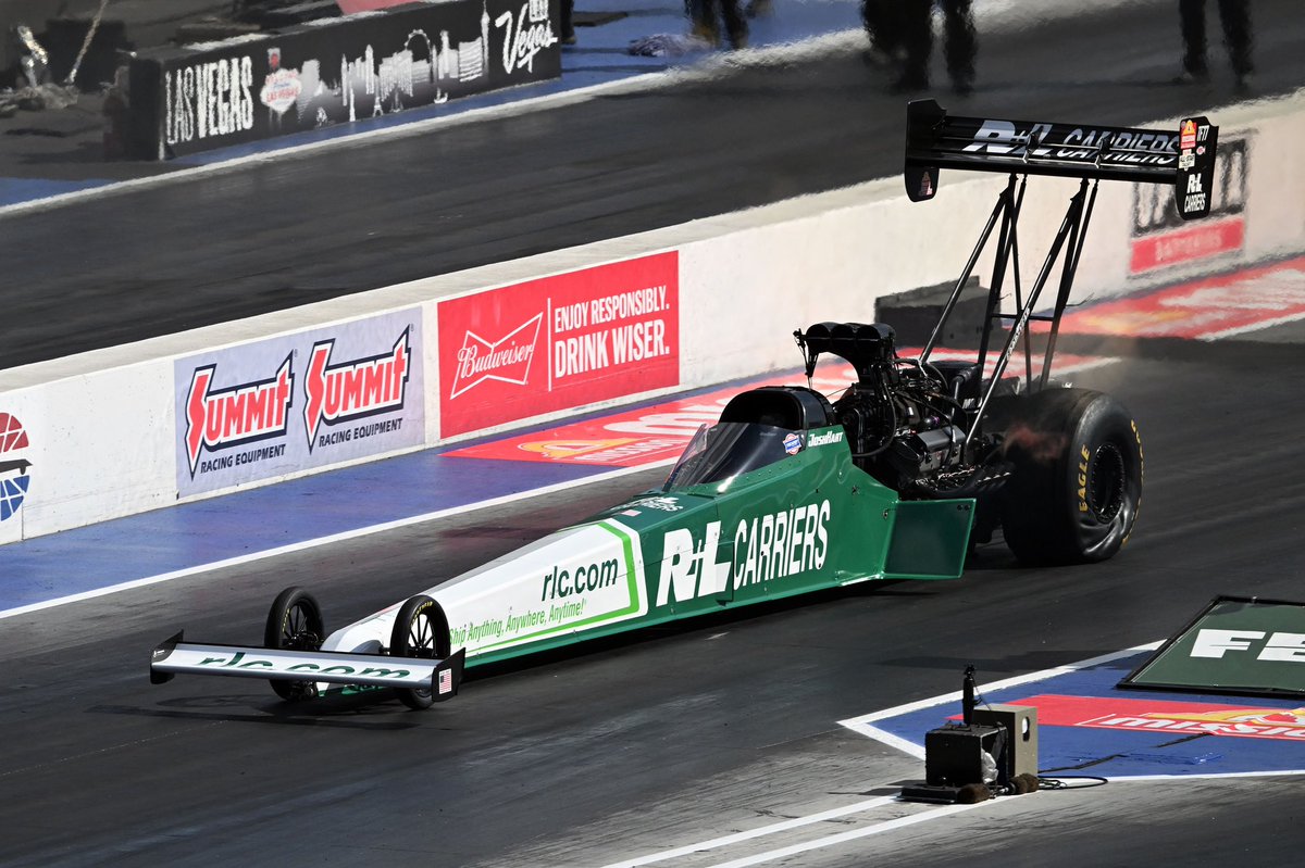 We had some clutch issues yesterday that we worked through, came back today and made some consistent runs. Happy with the progress, but I we know we gotta step it up for tomorrow. We’re going to work on it, make some horsepower! Qualified 12th. #Vegas4WideNats @RLCarriers