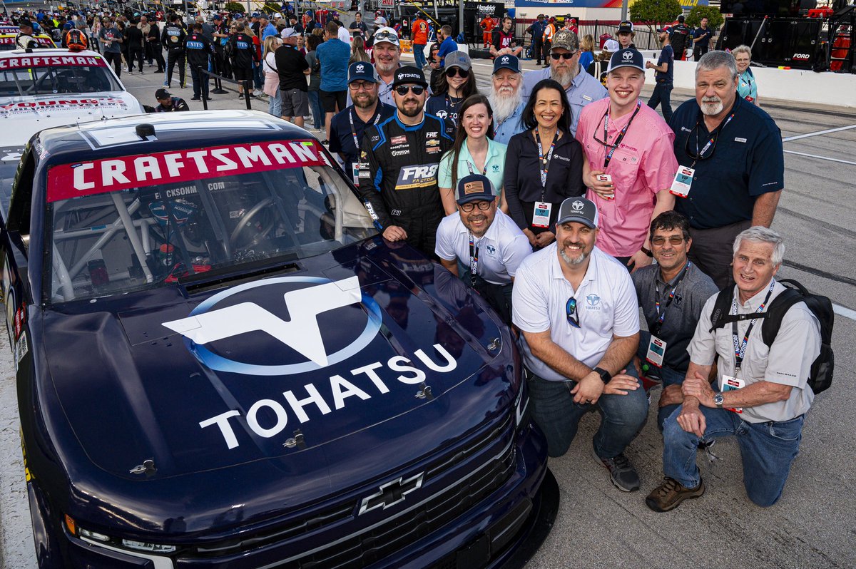 SpencerBoyd's tweet photo. 🎣The @TohatsuAmerica crew was out at @TXMotorSpeedway and we had some fun! P27 made gains thru the day. Plenty of things to clean up but appreciate everyone’s hard work in @FreedomRacing76 7th outing!🤠 https://t.co/jkmpZUIXTe