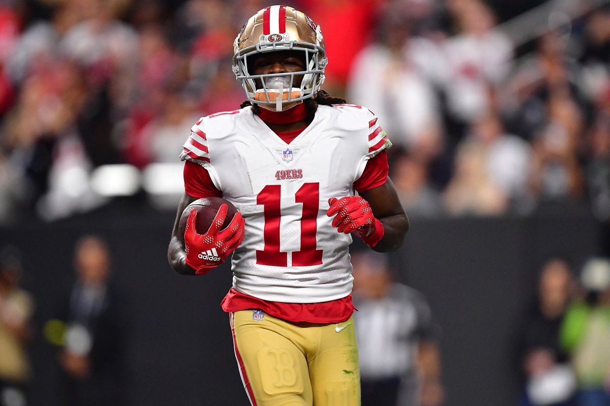 49ersSportsTalk's tweet photo. To the: “#49ers would never trade Brandon Aiyuk” crowd. 

They literally just cut their Walter Payton Man of The Year/longest tenured player. They traded Buckner. Oh &amp; asked Juice to take a pay cut…

IT’S A BUSINESS! Doesn’t mean he will be traded, but a trade isn’t off limits. https://t.co/cgBJxr2b1l