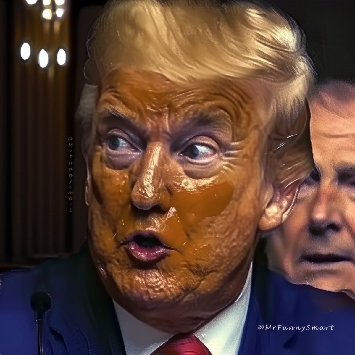 PaulFreid5's tweet image. There is a new Batman villain. Donald Trump is #ShitFace.