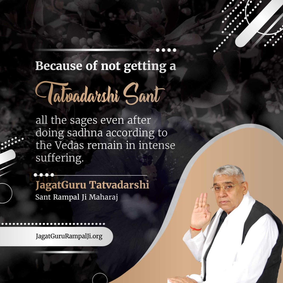 Because of not getting tatvdarshi sant #GodmorningSunday