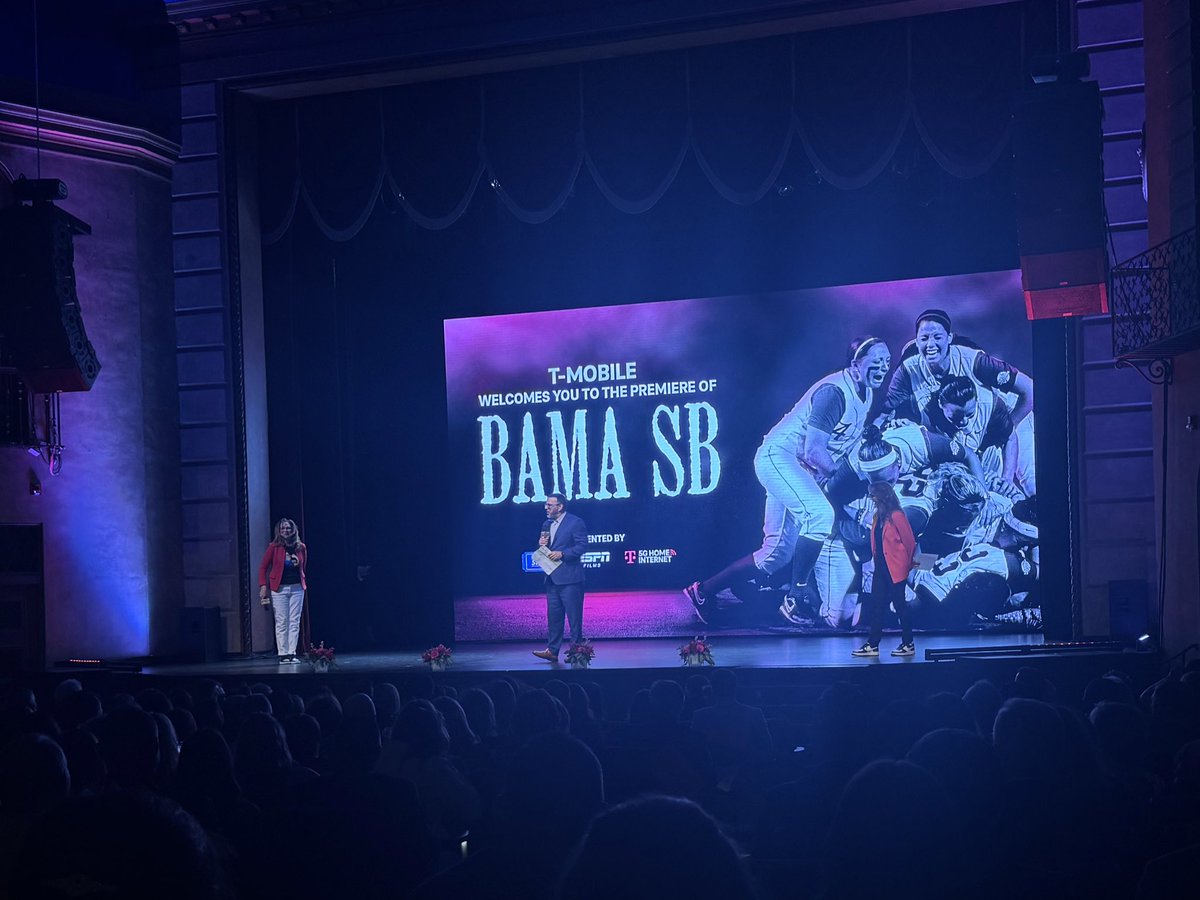 The world premiere of BAMA SB 🎬🤩 The story of the 2012 Alabama softball team who defeated Oklahoma to capture the SEC’s first ever NCAA WCWS title. Directed by Lisa Lax and Nancy Stern Winters of Lookalike Productions, alongside producer-editor Amanda Postel.