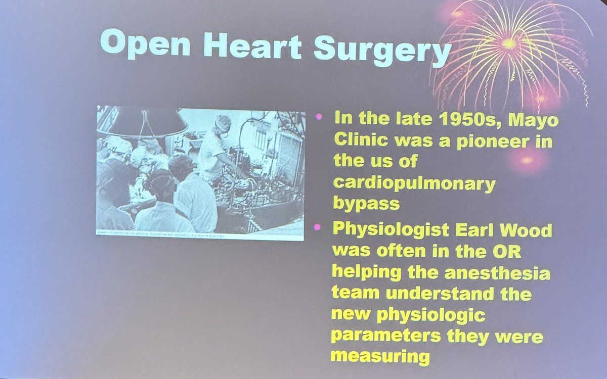 And how about the influence of @mayoclinic in CV anesthesia/surgery? @MayoAnesRes @MayoAnesthesia #centennial #anesthesia