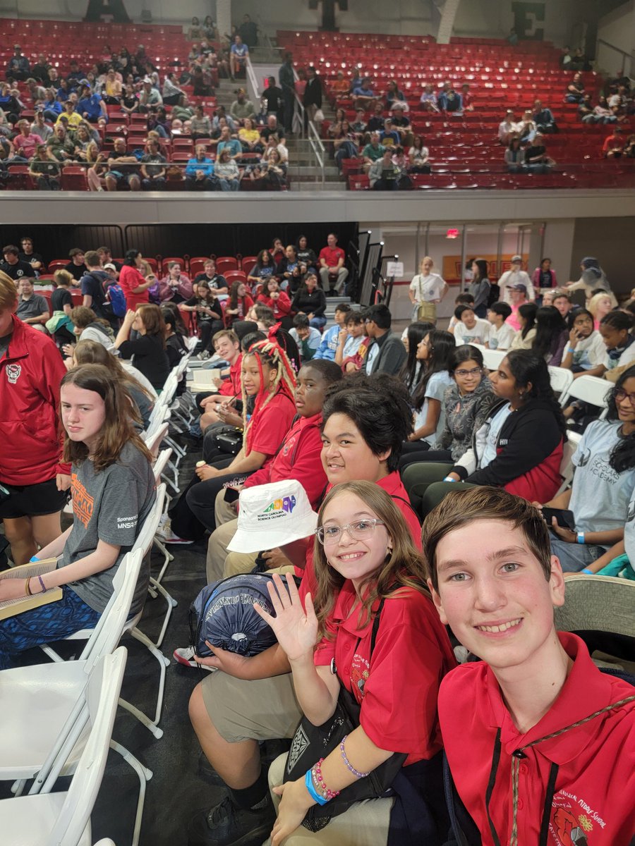 ScienceBurger71's tweet photo. Couldn't ask for a better #scienceolympiad team! Not only made it to states, but placed 7th in Fast Facts and 10th in Optics! What a wonderful day. Thanks to NC State for hosting! @CumberlandCoSch @71stCMS @NCSciOlympiad @NCState https://t.co/5zFXXiVIqp