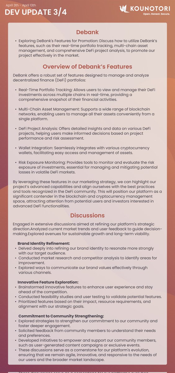 KTO_Exchange's tweet photo. Hey Storks!
Our latest Dev-Update is here!
It's a bit of a long read to make up for the previous ones we have missed. 😁 https://t.co/bwTM0ou2TP