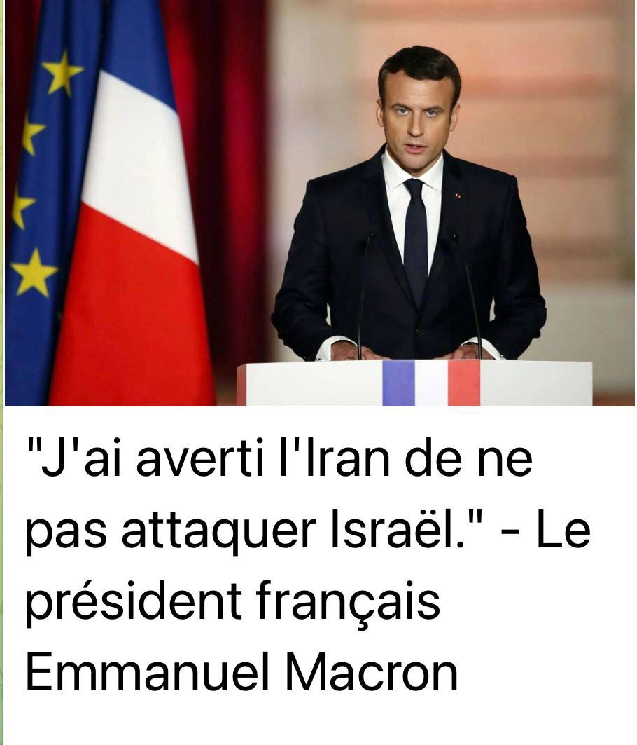 dragonduclos's tweet image. Le lendemain de cette déclaration péremptoire et ridicule de Macron le 12 avril...

L’Iran lance des missiles balistiques sur Israël à la suite d&apos;une première salve de drones.   

Il n&apos;a toujours pas compris qu&apos;il est quantité négligeable sur l&apos;échiquier international...