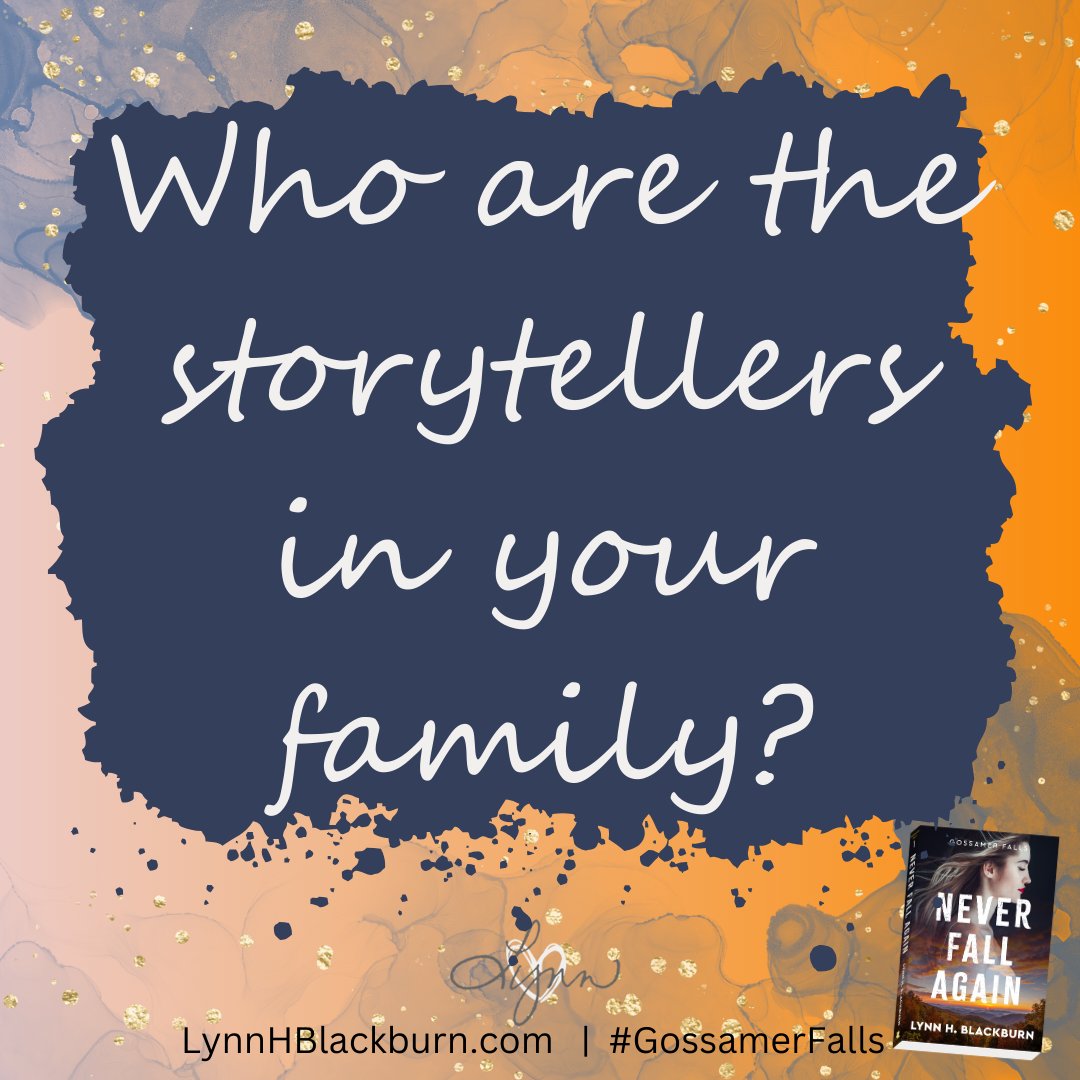 Eudora Welty said, “Southerners love a good tale. They are born reciters, great memory retainers, diary keepers, letter exchangers . . . great talkers.” So true in my family. I'm talking about that on my blog today. Read the whole story. :) Who are your family storytellers?