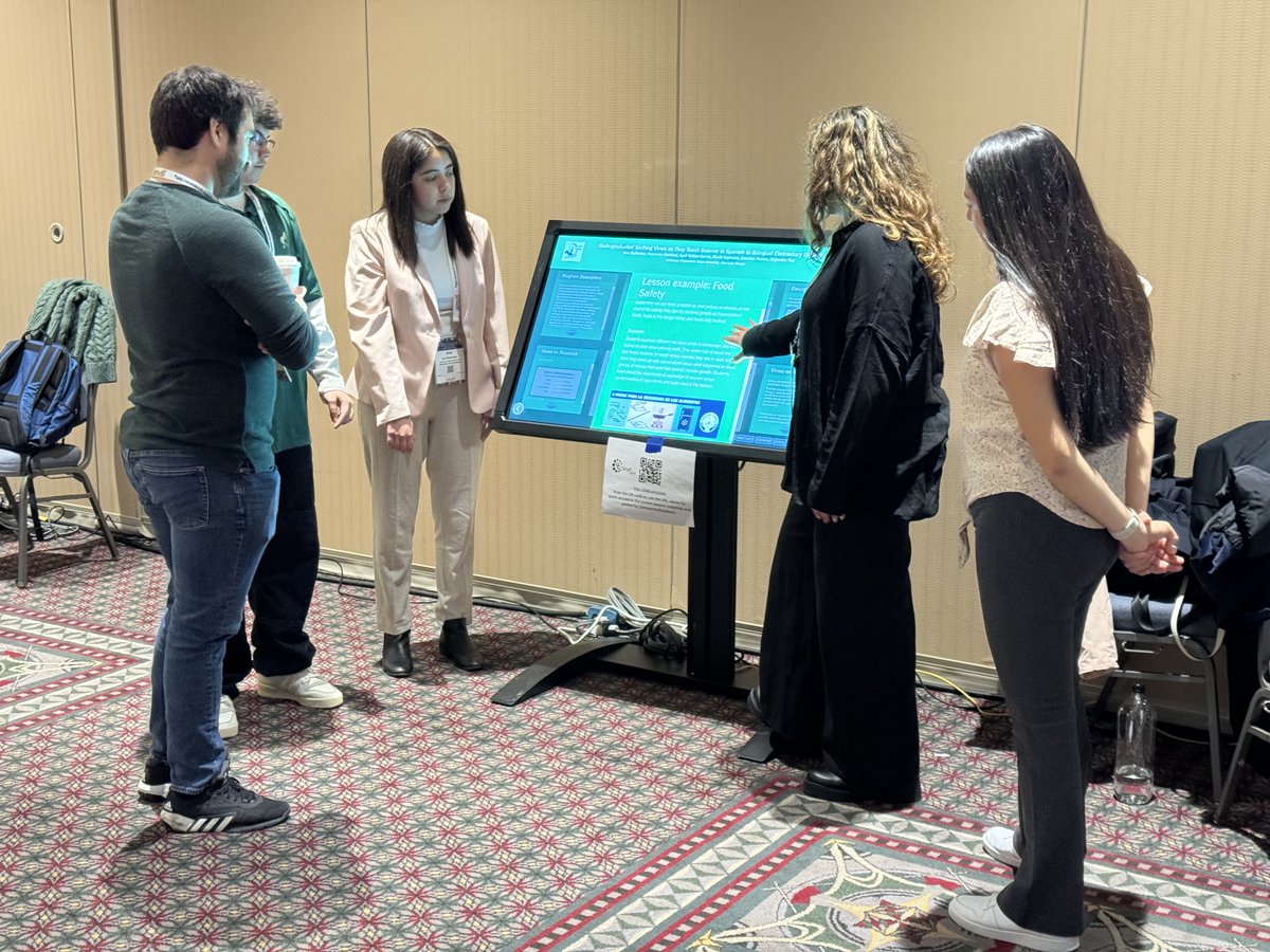 UC Links Associate Director John Cano and student Wesley Veiga chaired the structured poster session, University-Community Engagement as a Strategy for Dismantling Racial Injustice and Co-Constructing Educational Possibilities #AERA24 #BerkeleyAERA24