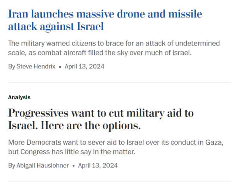 incredible story juxtaposition.