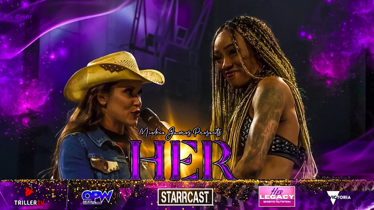 ICYMI: @MickieJames pres. #HER Results (4/12) @opwlive @StarrcastEvents feat. the return of Alicia Fox @VIX_CROW @ThisIsTNA stars @JordynneGrace & @JodyThreat -- @REALLiSAMARiE & @BULLNAKANO_ + 🇦🇺 @DELTABrady_ @stephdelander Tenille & more! 🔗mickiejames.com/post/vix-crow-…