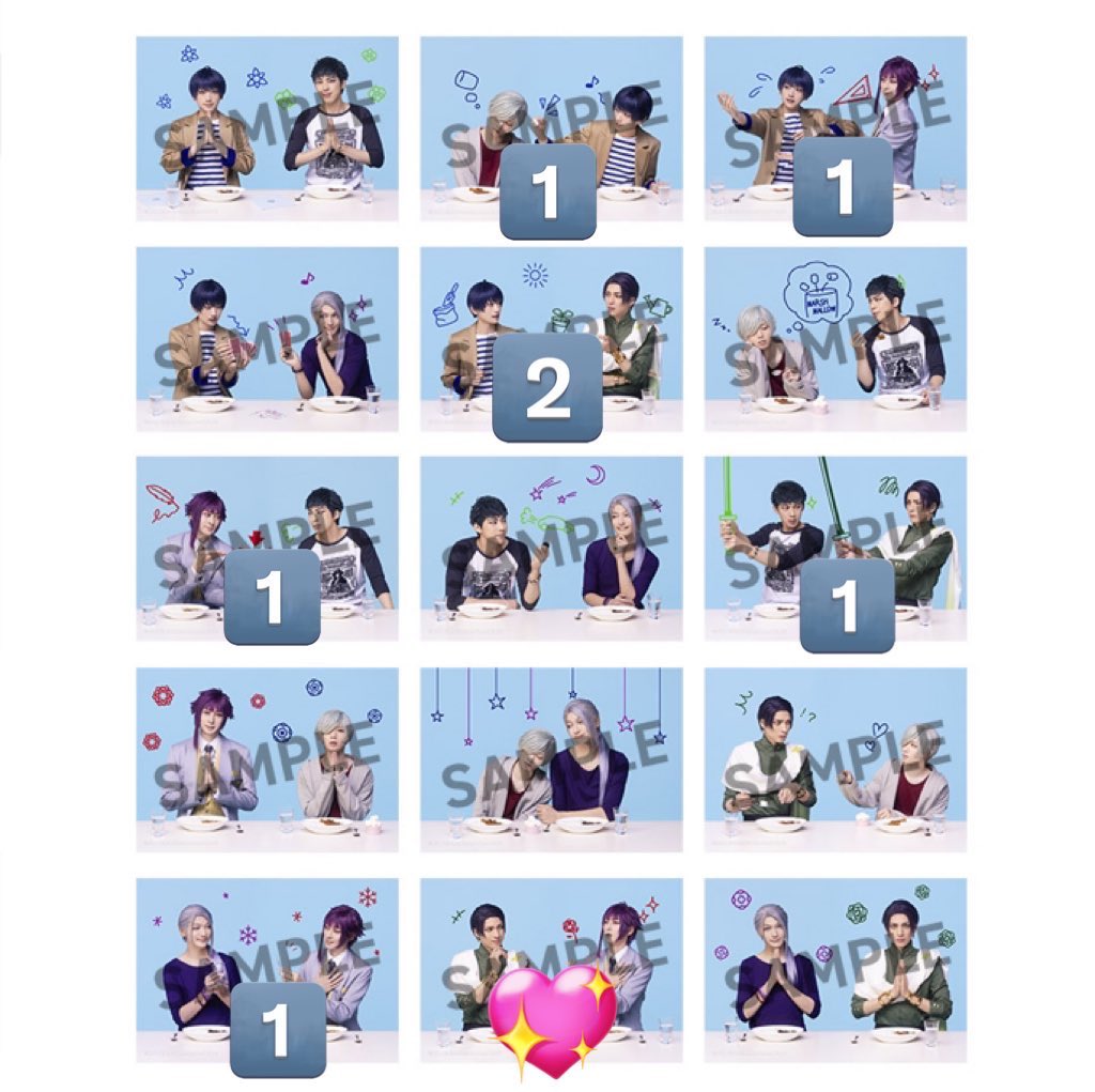 mrmc_0141's tweet photo. MANKAI STAGE A3！エーステ 冬単 交換 譲渡 ブロマイド ダイカット
【譲】写真 数字>定価(+送料)
紬、丞、誉、密、東、ガイ、咲也

【求】写真💖、トレカ→東ガイ(⚔️)、東ガイ千景(AR)>💛>定価(+送料)
東、ガイ、千景

4/28 公演前後or郵送
リプに続きます https://t.co/d2hCjplXKy