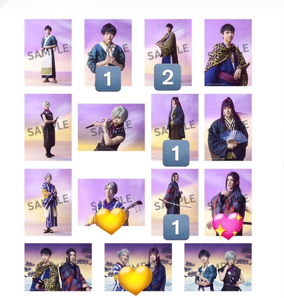 mrmc_0141's tweet photo. MANKAI STAGE A3！エーステ 冬単 交換 譲渡 ブロマイド ダイカット
【譲】写真 数字>定価(+送料)
紬、丞、誉、密、東、ガイ、咲也

【求】写真💖、トレカ→東ガイ(⚔️)、東ガイ千景(AR)>💛>定価(+送料)
東、ガイ、千景

4/28 公演前後or郵送
リプに続きます https://t.co/d2hCjplXKy