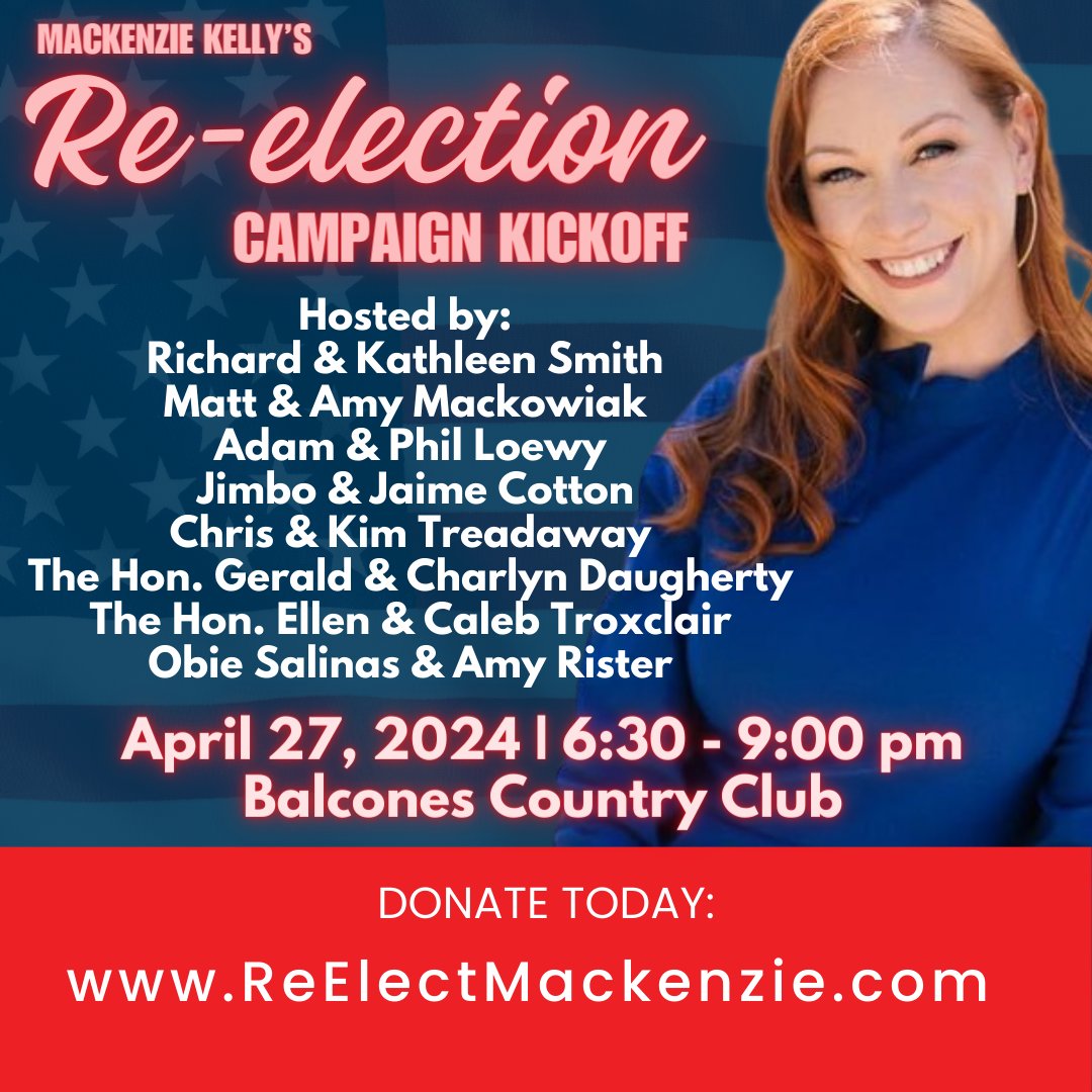 Get ready to join the excitement at my re-election campaign kick-off bash for Austin City Council, District 6! We're taking things up a notch with an expanded host committee!! Save the date: April 27, 2024, from 6:30 PM to 9:00 PM at the prestigious Balcones Country Club. It's…