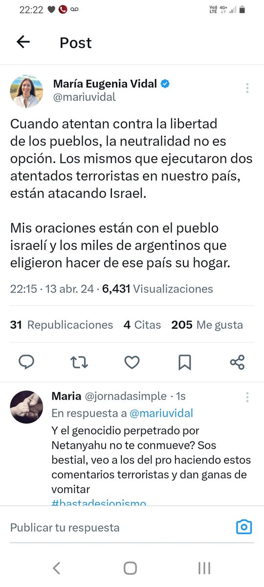 Otro comentario terrorista, que casualidad que son del mismo partido politico. Este comentario al igual que el anterior deberian estar siendo denunciados por algun fiscal