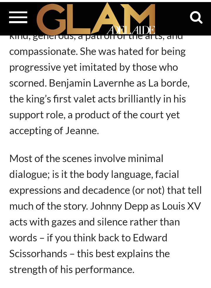 Johnny Depp's performance in #JeanneDuBarry is being compared to his performance in Edward Scissorhands. ❤️🤗
#JohnnyDeppIsALegend 
#JohnnyDeppIsLoved