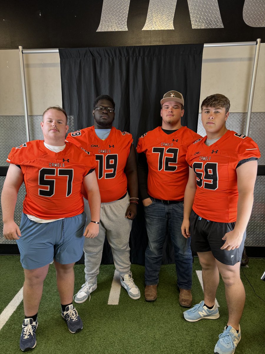 Thank You to <a href="/Coach_BHarris/">Coach Braxton Harris 🐪</a> <a href="/PeterChungFB/">Peter Chung</a>  for having my guys for Junior day at Campbell University today! #Vikings