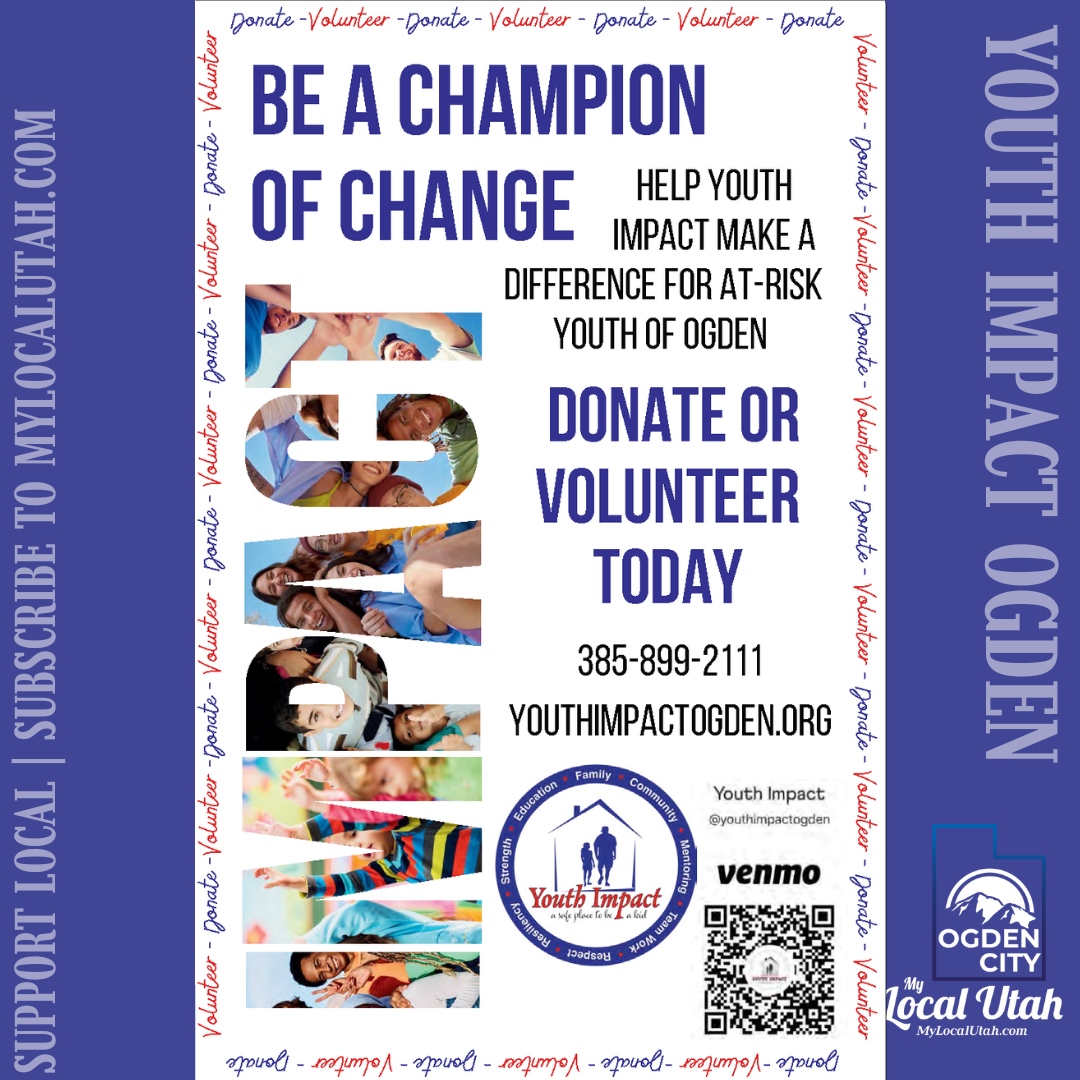 Empowering the next generation to make a positive difference in our community. #YouthImpact #FutureLeaders #OgdenUtah #UtahBusiness #SupportLocal #CommunitySupport #MyLocalUtah 

mylocalutah.com/subscribe
801-845-2814