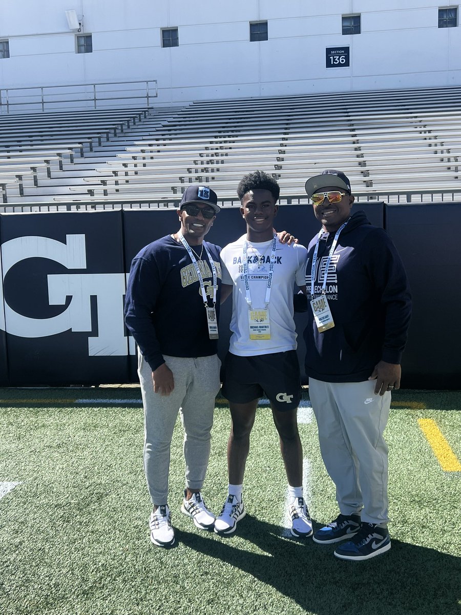 I had a great time @GeorgiaTechFB Spring Game today!  @coacherrinjoe  @coach_norv @CodyCollinsGT @Jamalhaynes16 @HatfieldQuin @Waltjr2222 @GTAthletics @austinbutler_AB @CFootballskills @banx404 @coachSamGreiner @Ebrooks6Ed @broti24   @ccesfootball @Jdjacks45 @CoachDaniels06…