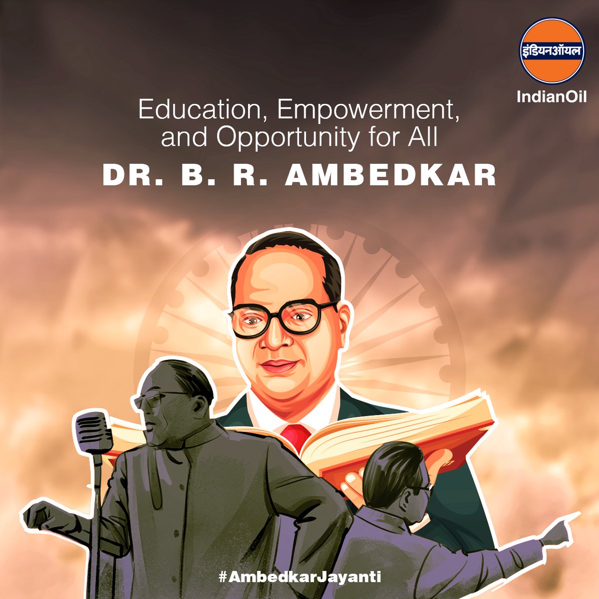 Remembering the indomitable spirit of Dr. B.R. Ambedkar on his birth anniversary. His relentless pursuit of social justice, equality, and education continues to inspire us all. #Equalityforall #AmbedkarJayanthi