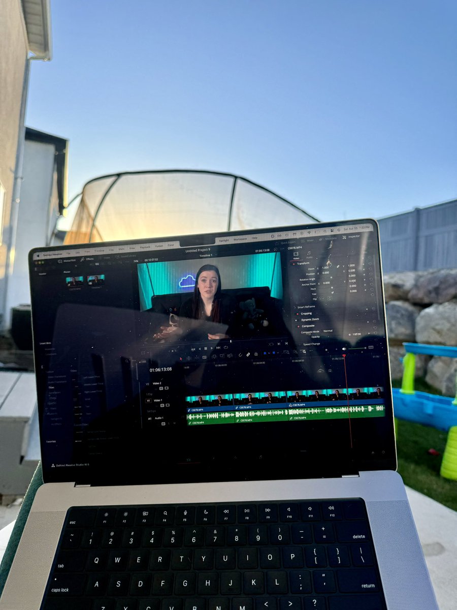 Now onto editing! I already had a back log of 3 videos now on a back log of 12 😅 

Glad I can be outside again to edit!!