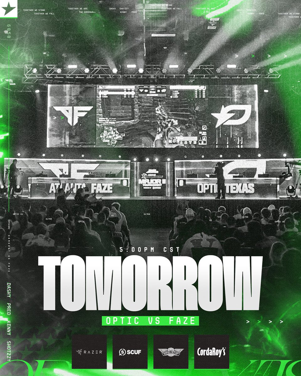 El Clásico.

OpTic vs FaZe.

MAÑANA.