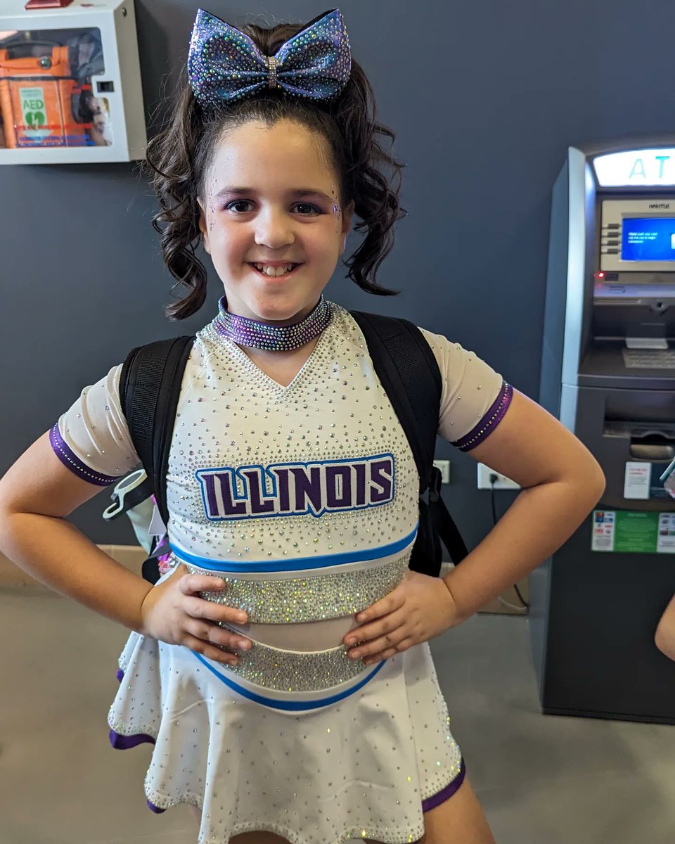 Doing what she loves!! Cheer is a sport and a hard one! So proud of her!!