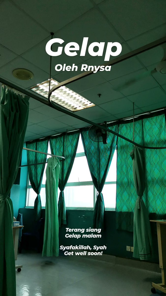 rnysa_anys's tweet photo. Gelap
Oleh Rnysa

Edisi #deletedscenes3

Bau minyak wangi Kaduk ada lagi. Syah kalih pandang. Suaminya itu tak naik lagi, berdiri pandang dari kaunter. Syah sambung bilas koleh lambat-lambat, ikut halaju siput mengesot.

Baca entry penuh dalam blog Rnysa:
https://t.co/2Cywl3FmkN https://t.co/l6QpgwCBQt