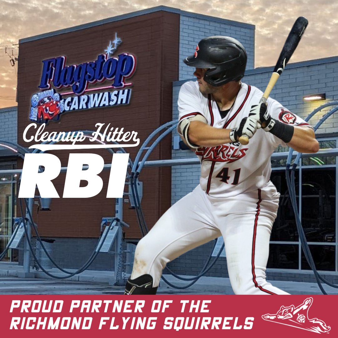 flagstopcarwash's tweet photo. Logan was tonight's Flagstop #CleanupHitter. His 3-run blast won all @GoSquirrels fans in attendance a FREE car wash! Bring your ticket to any Flagstop by 4-15-24. Must be 16+.
#RVA #RVAFlyingSquirrels #Flagstop #RVAWashClub #HaveFunn #GoNuts https://t.co/HRglzkasqU
