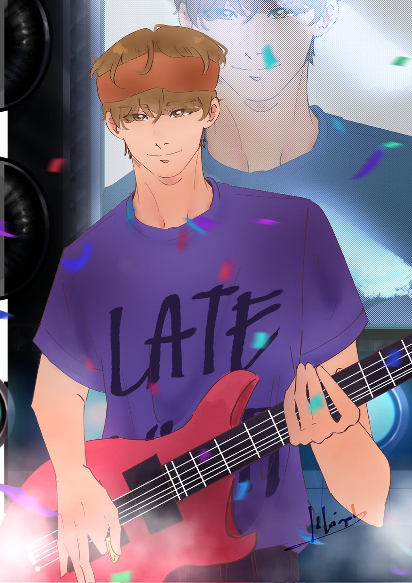 kloieyah's tweet photo. Jameson fanart 🎸
@cappuchienoooWP
#LateDrive #jameson #fanart #illustration https://t.co/asvQcLAgEB