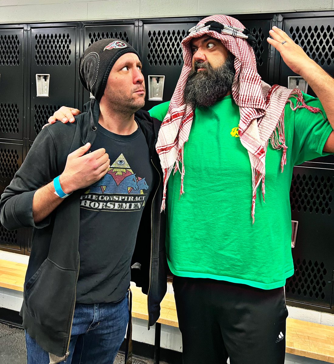 Hanging with the boss man @Bin_Hamin after his match! Catch us on #LightTheFuse every week on channelattitude.com @ChannelAttitude @HaminMediaGroup @THEVinceRusso