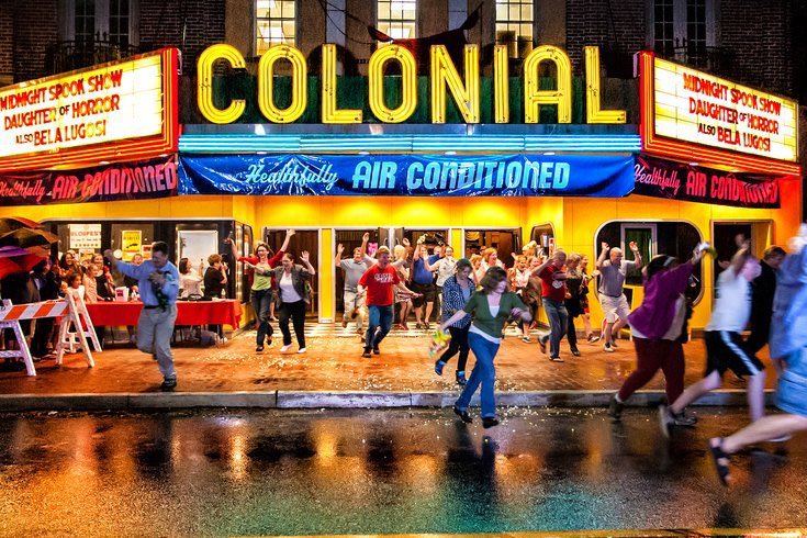 They actually have an annual Blobfest at the Colonial Theater in Phoenixville, PA #Svengoolie