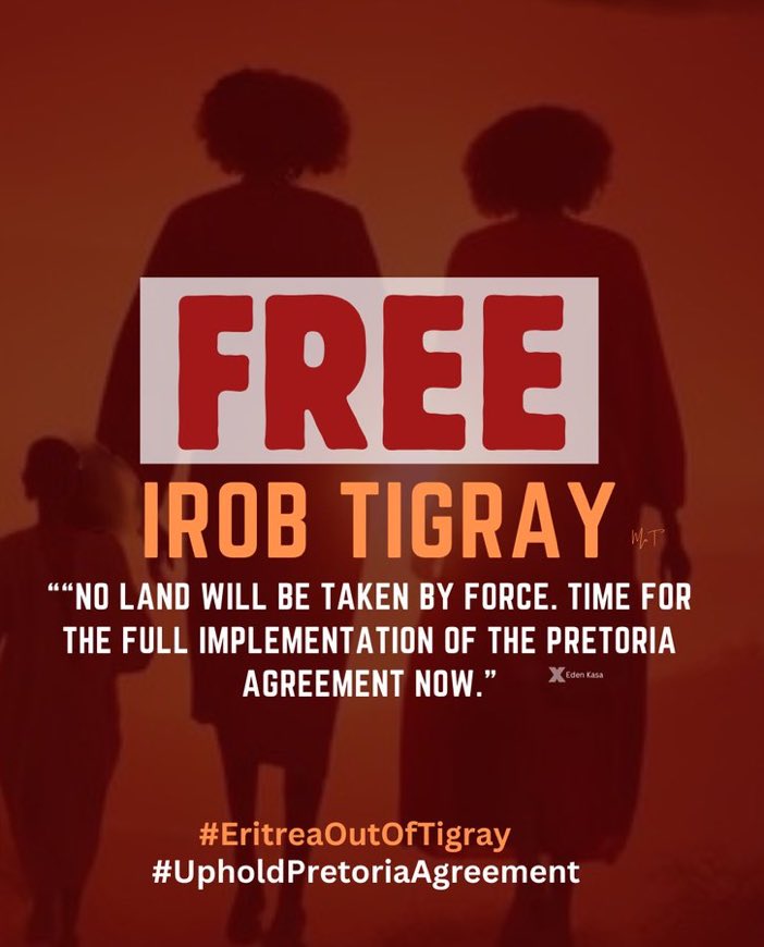 The ongoing plight of Tigray,particularly z #Irob & #Kunama communities,demands that the Pretoria agrmt be respected & upheld. It’s a crucial step towards ending Isaias’s aggression.#EritreaOutOfTigray #FreeIrob #UpholdPretoriaAgreement @StateCSO @MikeHammerUSA @UN @hrw @HntsaAle