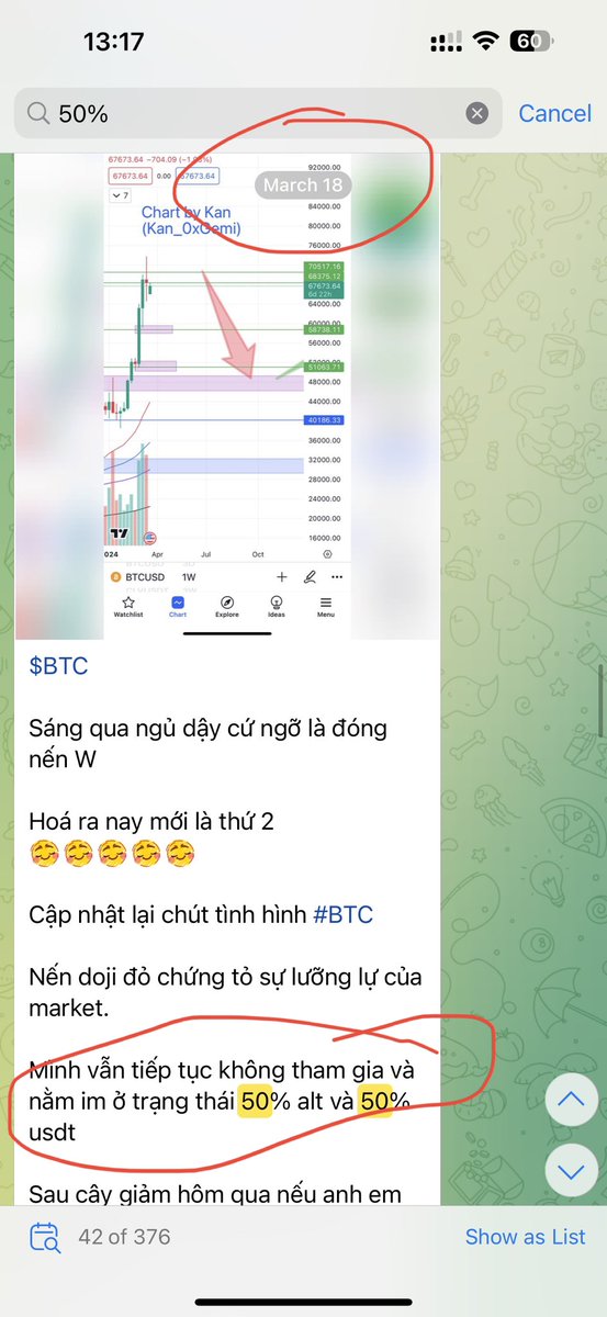 kan0xgemi's tweet photo. #market

Cả market dump nhưng sao tôi vui như thế này 😏

Nhân tiện gửi tới mấy thằng thích toxic là Kan thầy bà mõm 2 chiều. Nào là 2 post cả lên cả xuống, cái nào đúng thì xoá cái còn lại. Nào là đéo thấy cập nhật gì mà giờ nổi lên gáy. Nào là nọ nào là chai

Xin thưa với tụi bây, mở to mắt ra tìm hiểu đọc lại các phân tích của Kan trước khi khịa nhé

Riêng đối với Kan chỉ có xác nhận mới tham chiển và Kan luôn có kế hoạch tác chiến cụ thể cho mọi tình huống và chỉ có 1 view đến khi nó sai mới phân tích nhận định lại

Suốt từ đầu tháng 3 Kan đã nhắc nhở anh em cộng đồng 0xgemi lên kế hoạch out về usdt 50% để đợi cú sập 20-30% và mình cũng nói luôn mình dự đoán sập trước halving ( tất cả điều này đều ở channel free- anh em có thể lấy link ở bio của mình)

Tất cả mọi thứ đã chạy đúng theo kế hoạch. Giờ là lúc lên plan tiếp. Anh em nào muốn nhận plan thì follow X hoặc join channel 0xGemi nhé

Thằng nào thích toxic thì đọc đi rồi khịa 😏