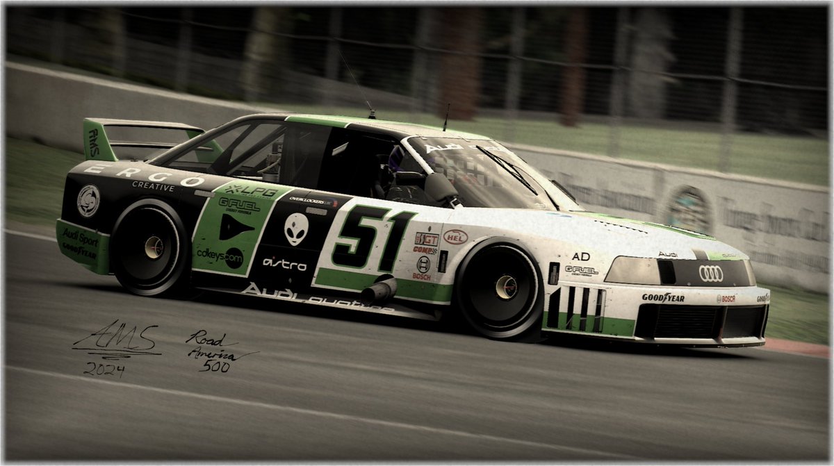 Alien_MSports's tweet photo. Eventful races at Road America!

Our two teams went through quite the rollercoaster ride in TS4, with Main picking up P6 in the GTO and Emperor placing P10 in the GTP. Solid results!

We can't wait to push for more at the Nürburgring!

Paints by AbsurDesigns (@BrettAGardner) https://t.co/th4IjGTBQp