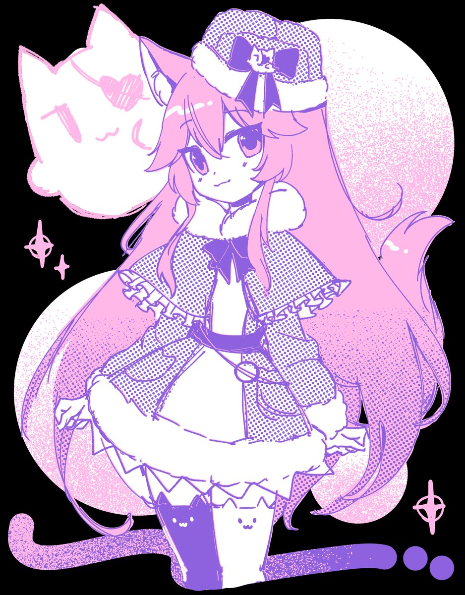 「found an old sketch for a nyanners shirt」|lyn 🔸のイラスト