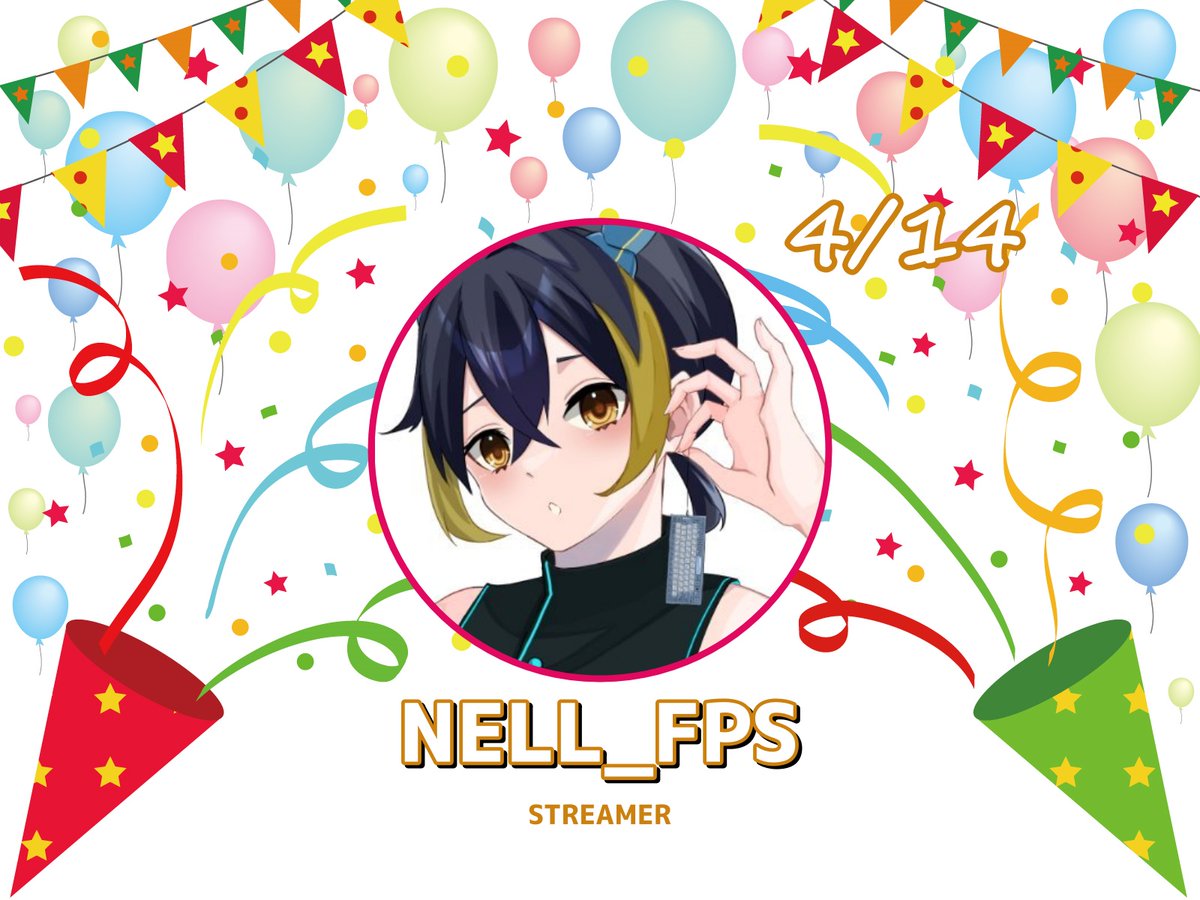 CLN_CLANUS's tweet photo. 🎉🎂Happy Birthday!! 🎂🎉

STREAMER部門
🔻NELL_FPS/ねる（@NELL_VB_) https://t.co/tkqmScZIdu