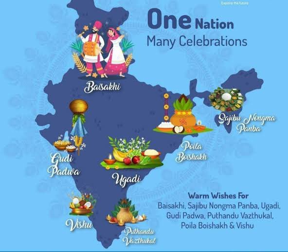 jishnu0605's tweet photo. On the #auspicious occasion of Vishu, Vaisakhi,, Bishub, Bahag Bihu, Poila Boishakh, Vaishakhadi and Puthandu, extend my warm greetings and good wishes 🙏 to One Nation, Many Celebrations 🎉
#OneLeader🙏 https://t.co/NNf0BEhBCW