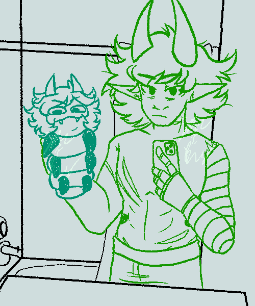 spac_e_b0y's tweet photo. it's homestuck day but all i have is my whostuck fanchild. ecto baby fueled by chaos.
#fandomstuck #fandombound #homestuckfandomstuck #whostuck #fanchild https://t.co/Fbh5n2OfNP