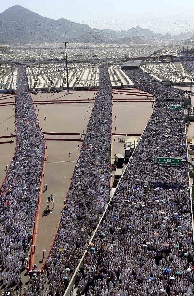 دار السعوديون تنظيم الحشود المليونية على الأرض .. و حاليا ينظمون الحشود في السماء✈️🇸🇦 . . باختصار في الأرض أو في السماء .. إدارة الحشود #صناعة_سعودية🇸🇦
