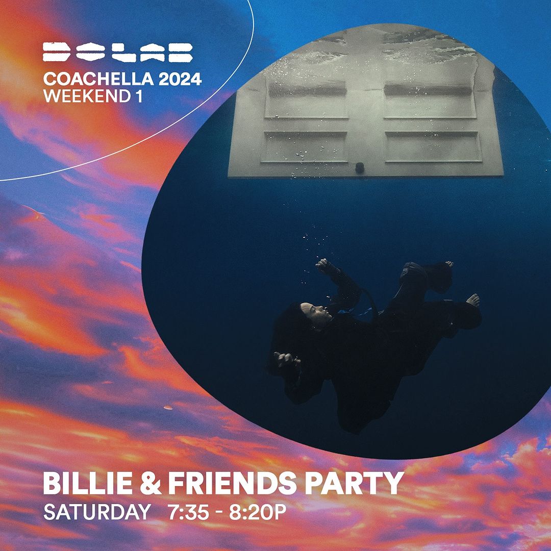 Surprise! @billieeilish & friends throwing a party at Do LaB at 7:35pm tonight 🤯 see u there